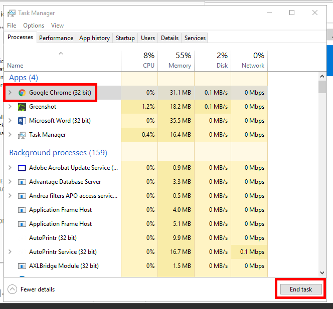 taskmanager advanced